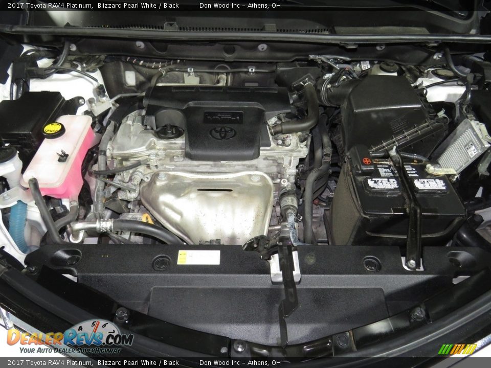 2017 Toyota RAV4 Platinum Blizzard Pearl White / Black Photo #6