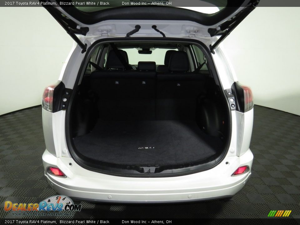 2017 Toyota RAV4 Platinum Blizzard Pearl White / Black Photo #12