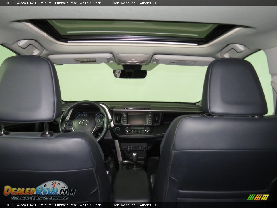 2017 Toyota RAV4 Platinum Blizzard Pearl White / Black Photo #14