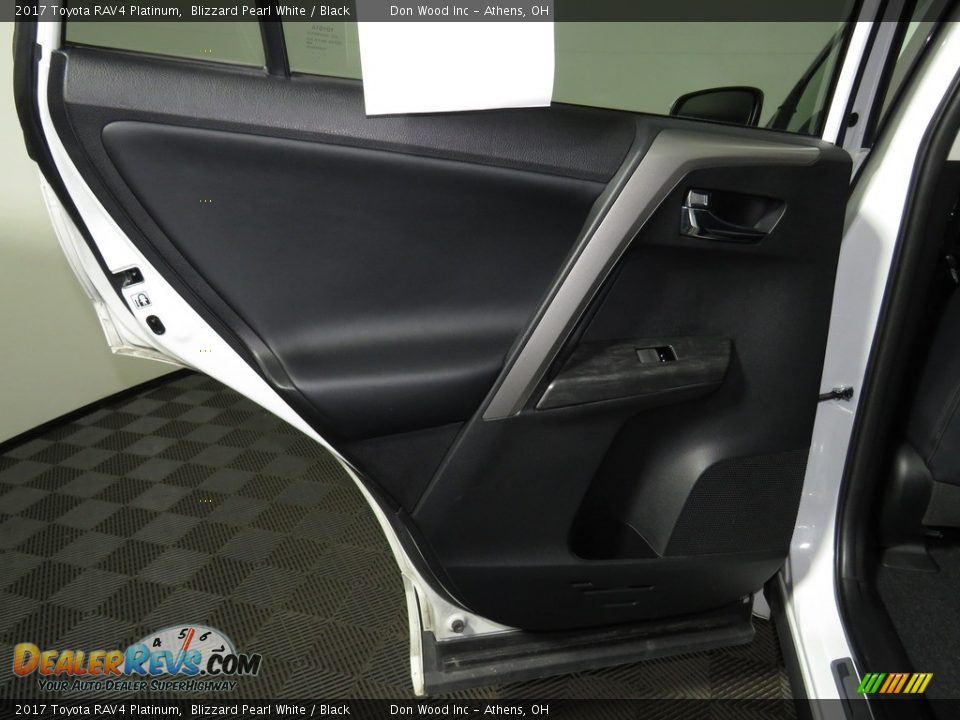 2017 Toyota RAV4 Platinum Blizzard Pearl White / Black Photo #22