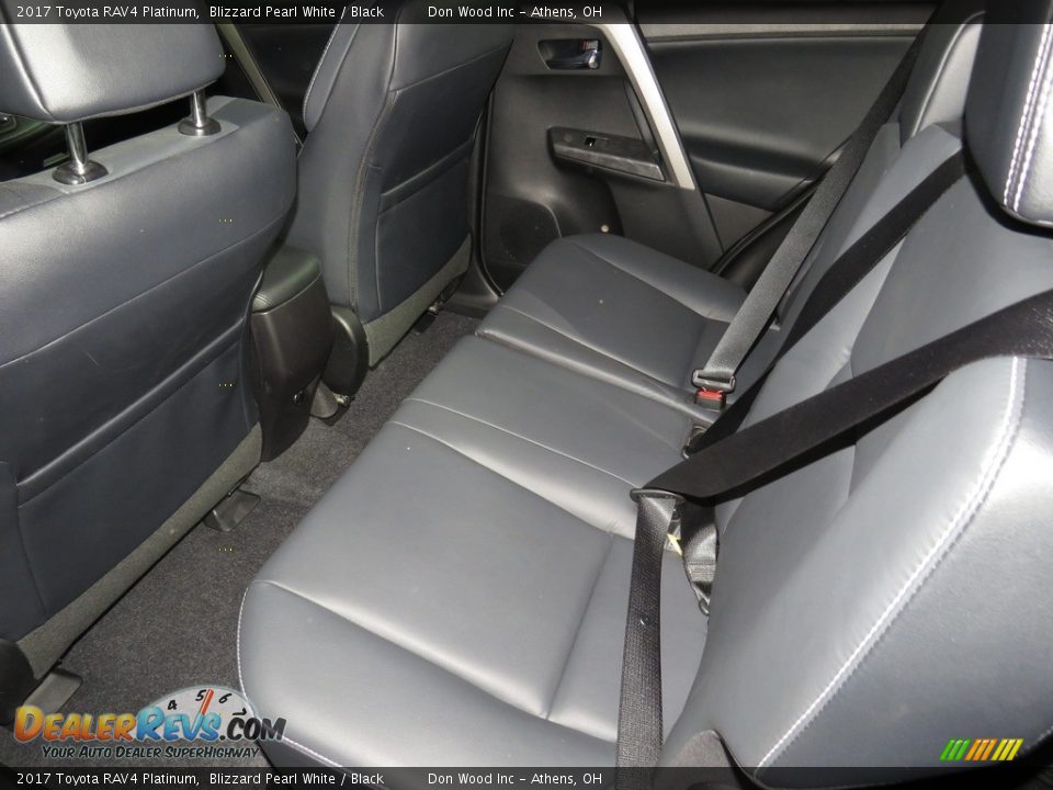 2017 Toyota RAV4 Platinum Blizzard Pearl White / Black Photo #23