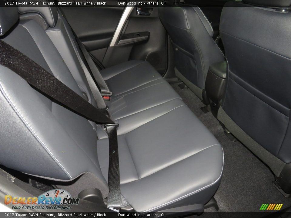 2017 Toyota RAV4 Platinum Blizzard Pearl White / Black Photo #25