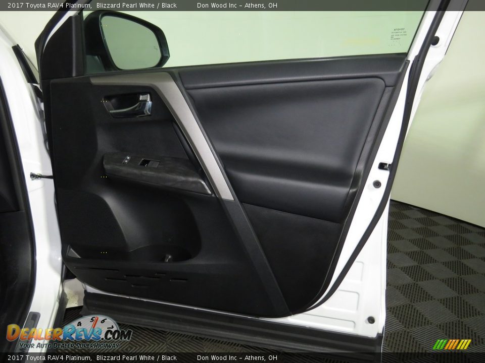 2017 Toyota RAV4 Platinum Blizzard Pearl White / Black Photo #26