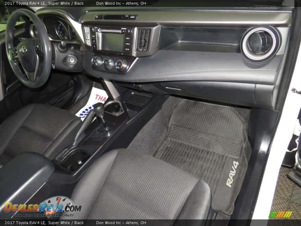 2017 Toyota RAV4 LE Super White / Black Photo #27