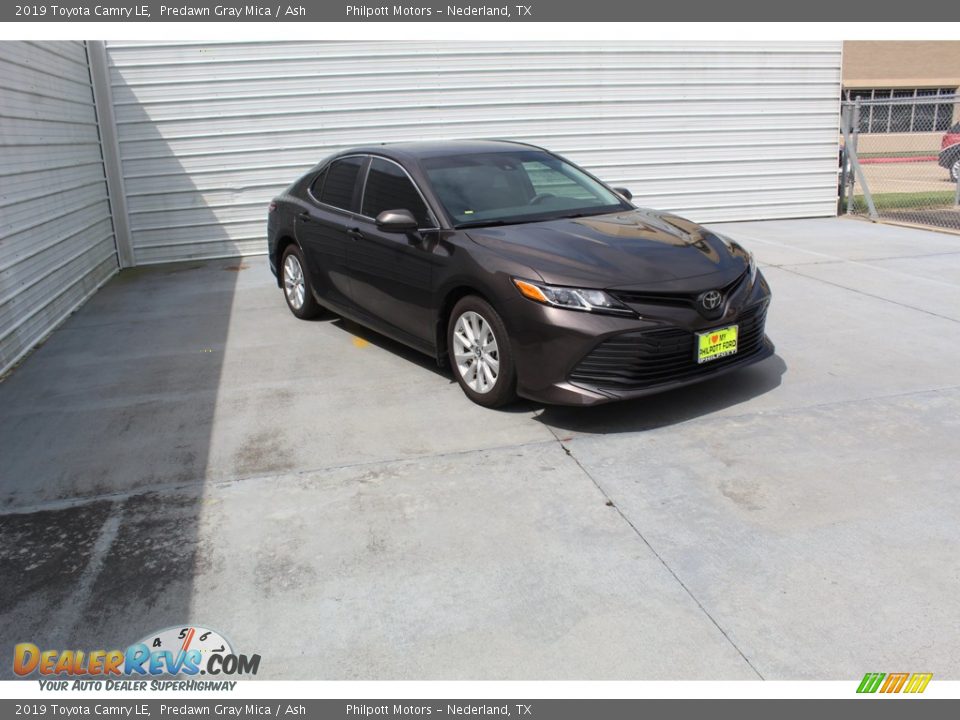 2019 Toyota Camry LE Predawn Gray Mica / Ash Photo #2