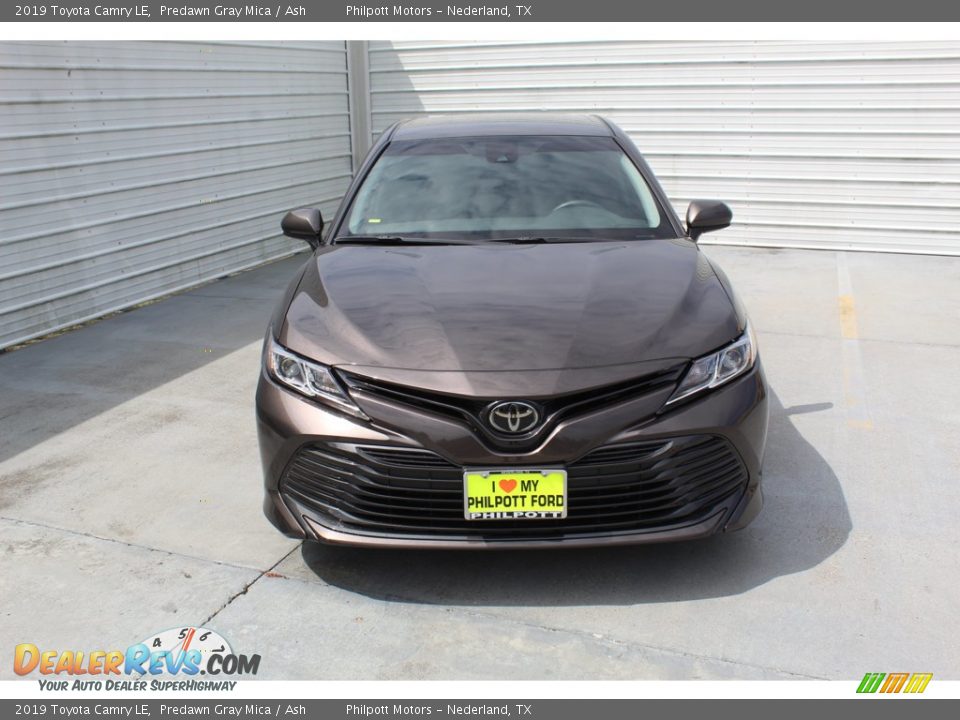 2019 Toyota Camry LE Predawn Gray Mica / Ash Photo #3