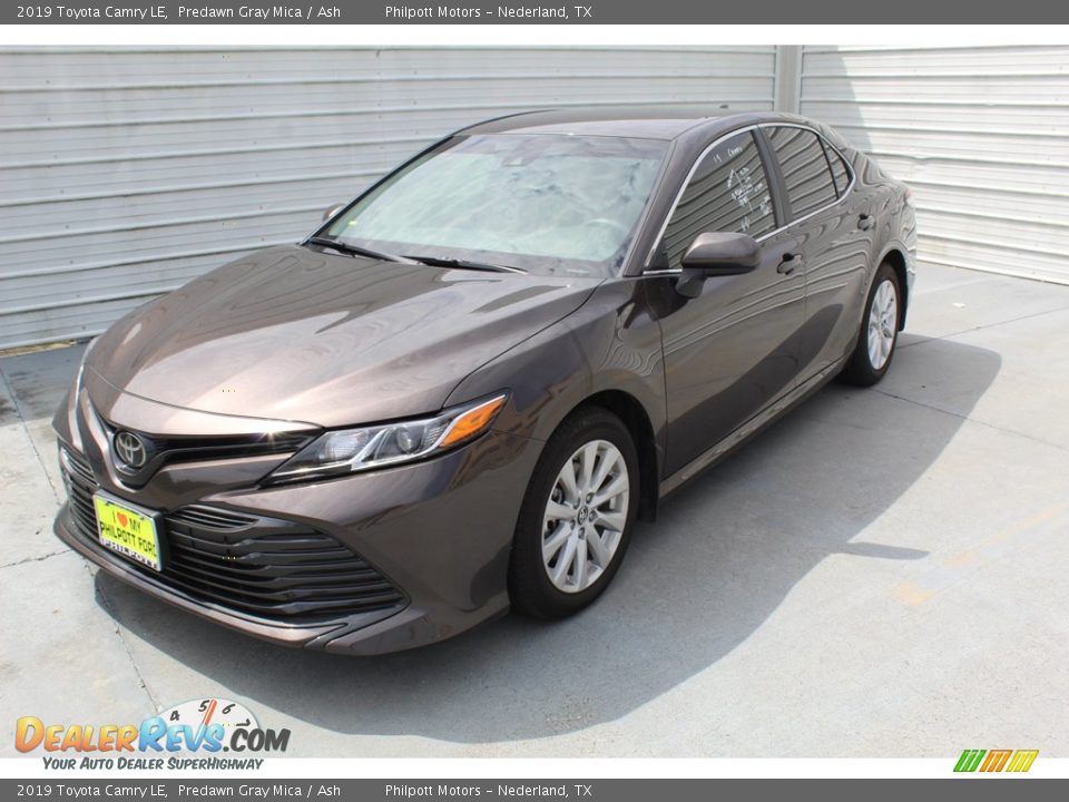 2019 Toyota Camry LE Predawn Gray Mica / Ash Photo #4