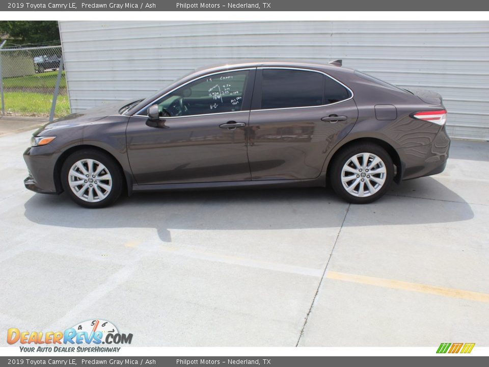 2019 Toyota Camry LE Predawn Gray Mica / Ash Photo #7