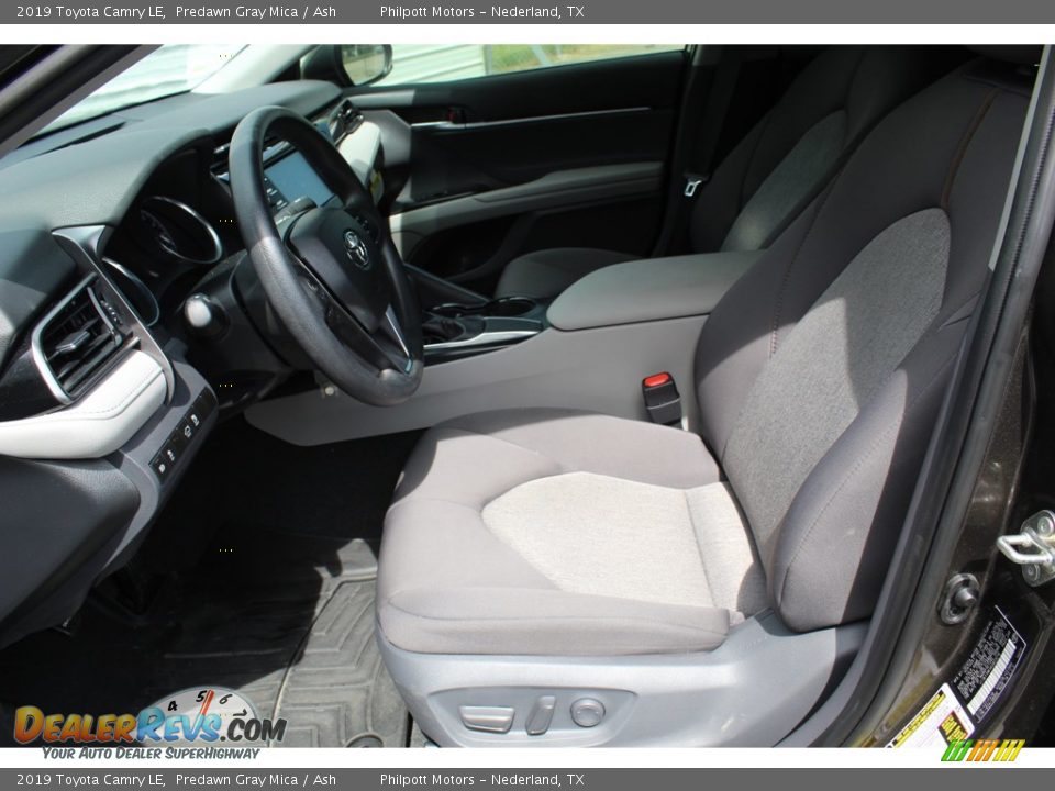 2019 Toyota Camry LE Predawn Gray Mica / Ash Photo #12
