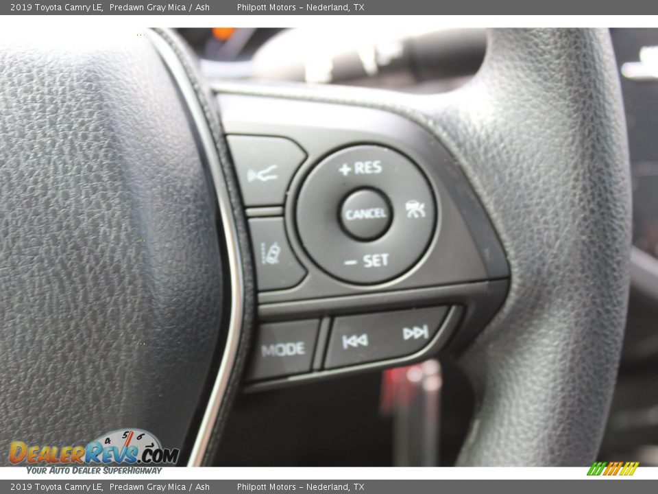 2019 Toyota Camry LE Predawn Gray Mica / Ash Photo #14