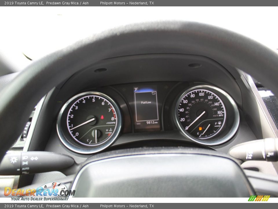 2019 Toyota Camry LE Predawn Gray Mica / Ash Photo #15