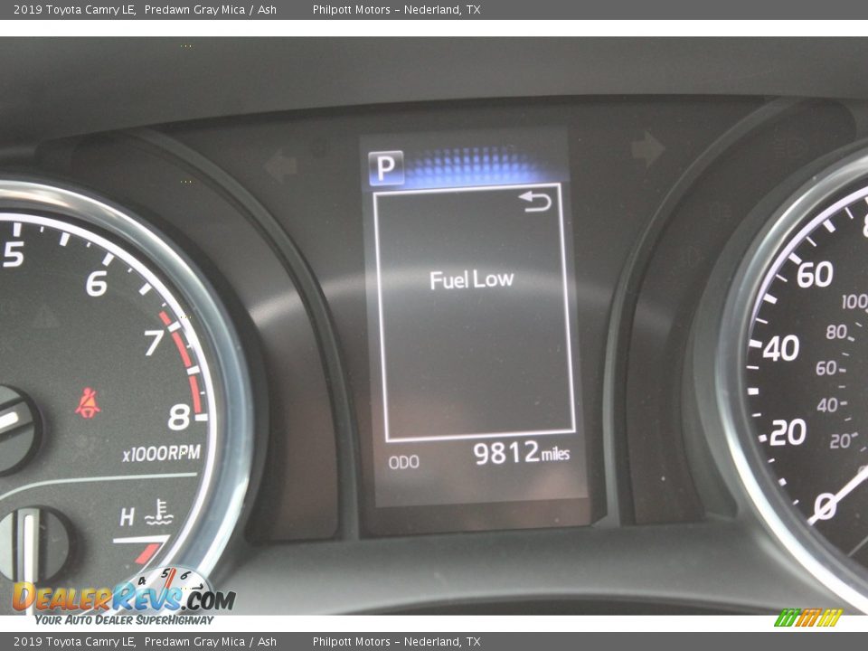2019 Toyota Camry LE Predawn Gray Mica / Ash Photo #16