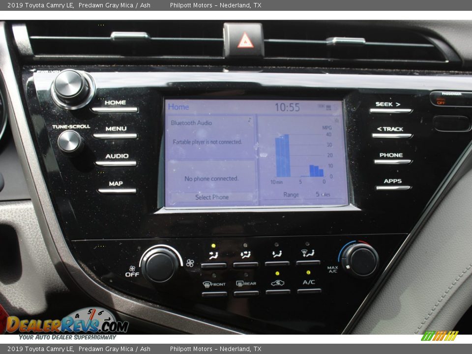 2019 Toyota Camry LE Predawn Gray Mica / Ash Photo #17