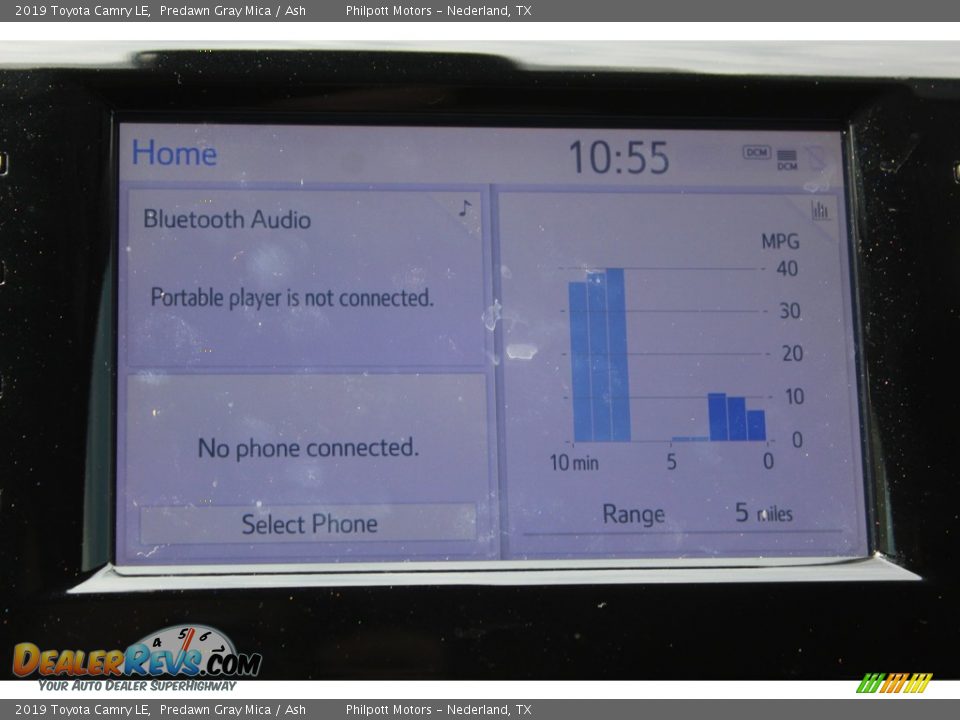 2019 Toyota Camry LE Predawn Gray Mica / Ash Photo #18