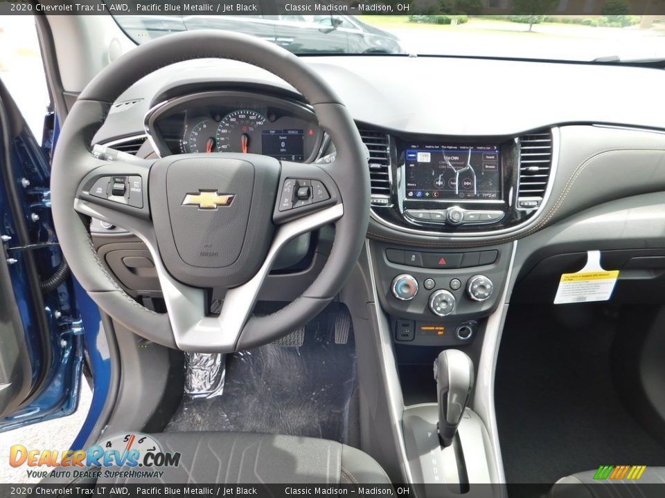 2020 Chevrolet Trax LT AWD Pacific Blue Metallic / Jet Black Photo #3