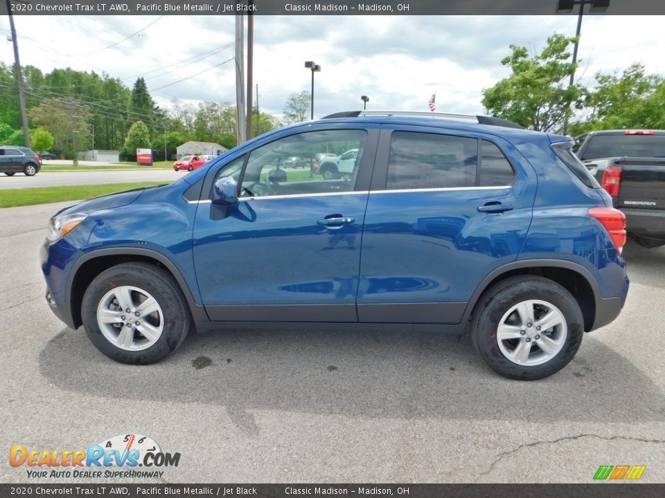 2020 Chevrolet Trax LT AWD Pacific Blue Metallic / Jet Black Photo #6