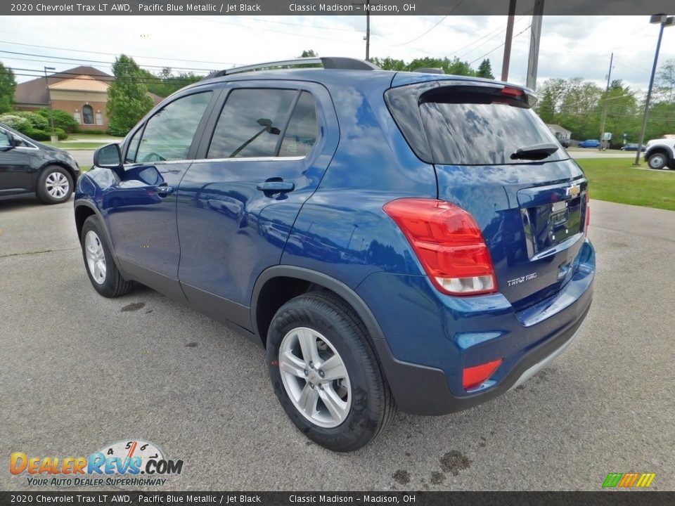 2020 Chevrolet Trax LT AWD Pacific Blue Metallic / Jet Black Photo #7
