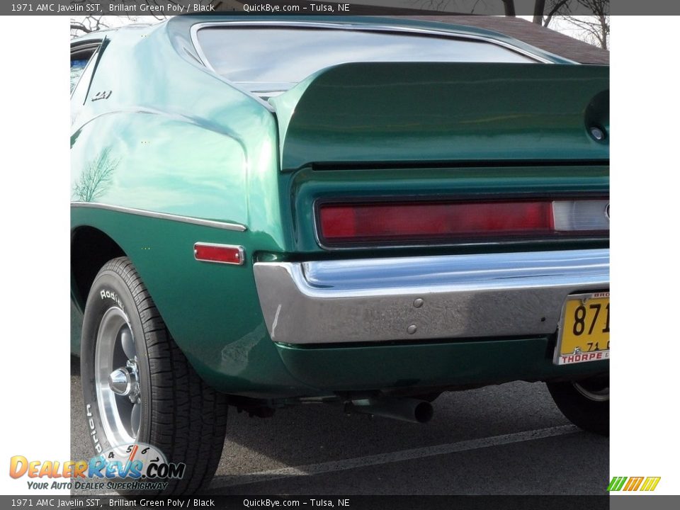 1971 AMC Javelin SST Brillant Green Poly / Black Photo #6