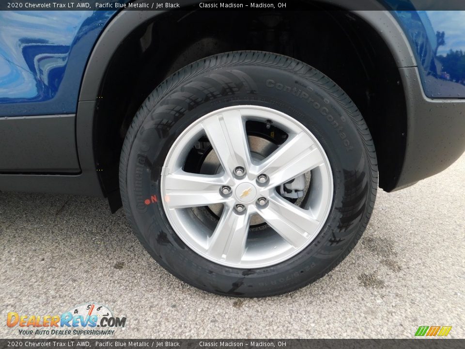 2020 Chevrolet Trax LT AWD Pacific Blue Metallic / Jet Black Photo #9