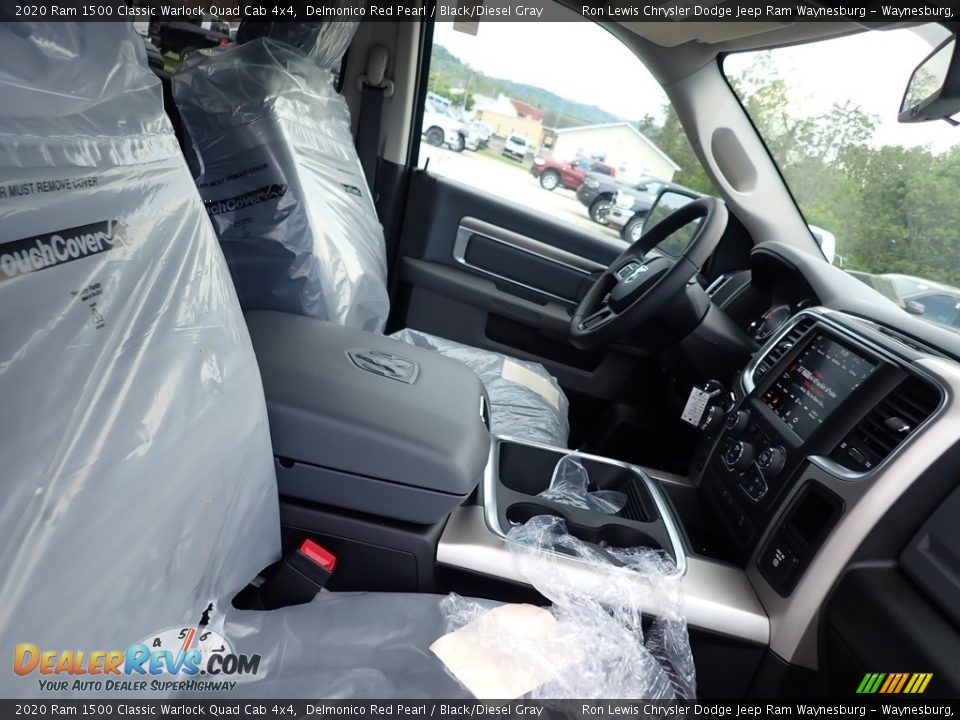 2020 Ram 1500 Classic Warlock Quad Cab 4x4 Delmonico Red Pearl / Black/Diesel Gray Photo #10