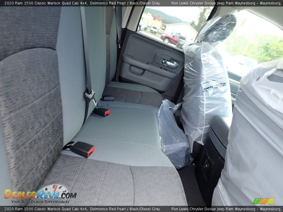 2020 Ram 1500 Classic Warlock Quad Cab 4x4 Delmonico Red Pearl / Black/Diesel Gray Photo #12