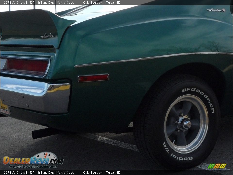 1971 AMC Javelin SST Brillant Green Poly / Black Photo #12