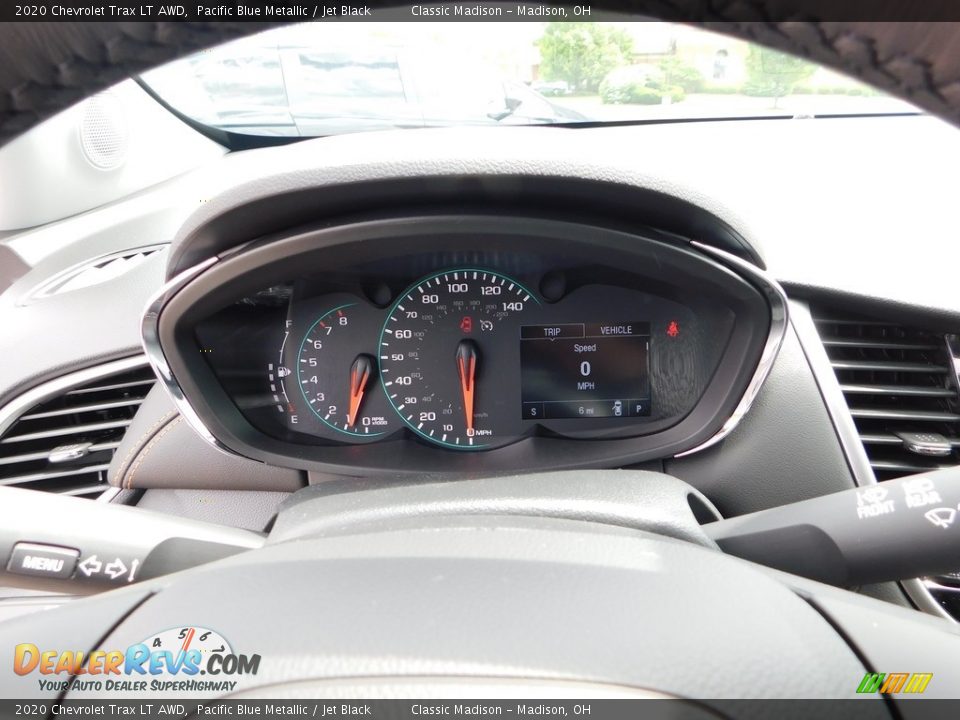 2020 Chevrolet Trax LT AWD Pacific Blue Metallic / Jet Black Photo #14