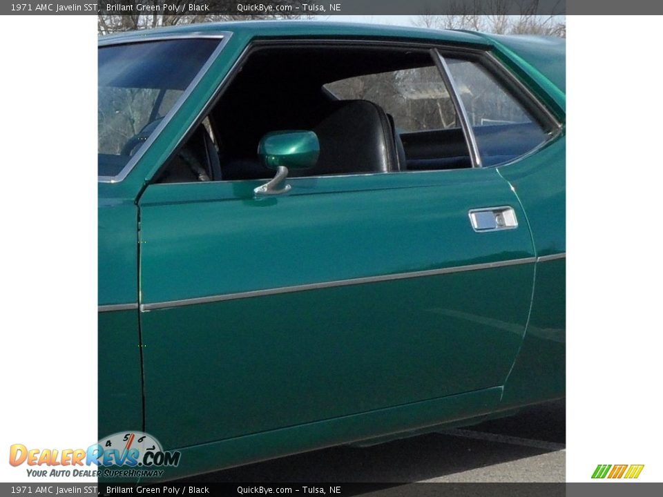 1971 AMC Javelin SST Brillant Green Poly / Black Photo #13