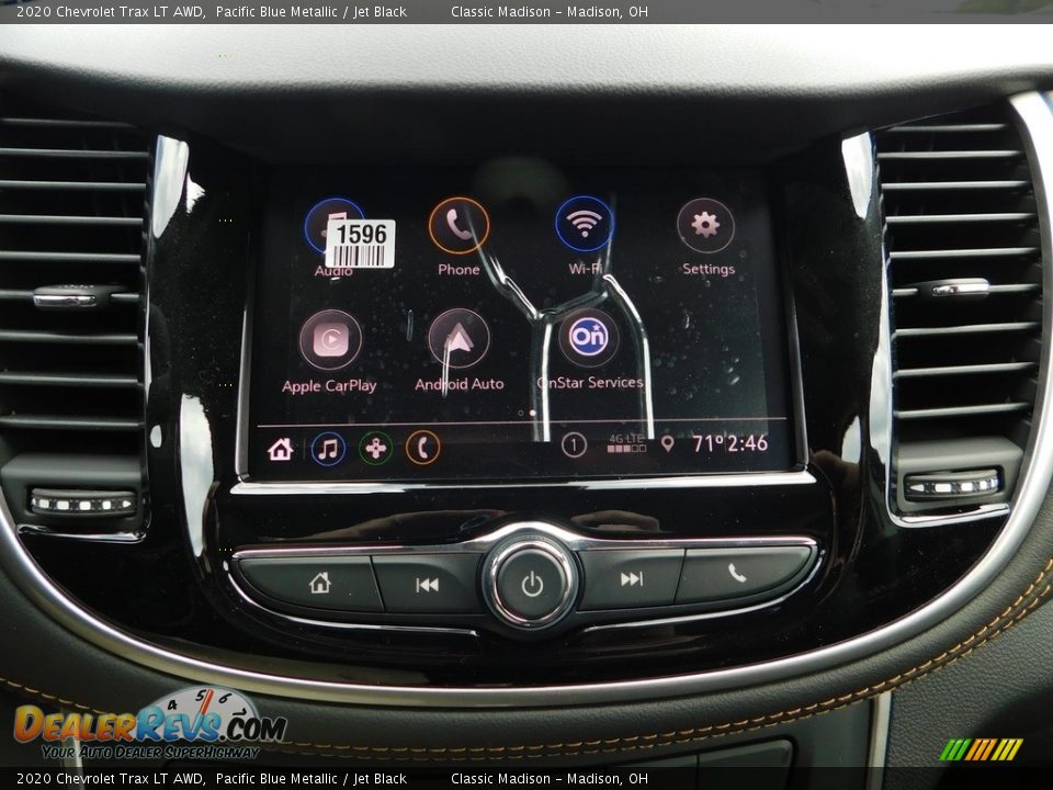 2020 Chevrolet Trax LT AWD Pacific Blue Metallic / Jet Black Photo #16