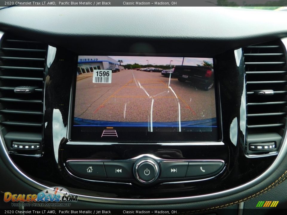 2020 Chevrolet Trax LT AWD Pacific Blue Metallic / Jet Black Photo #22