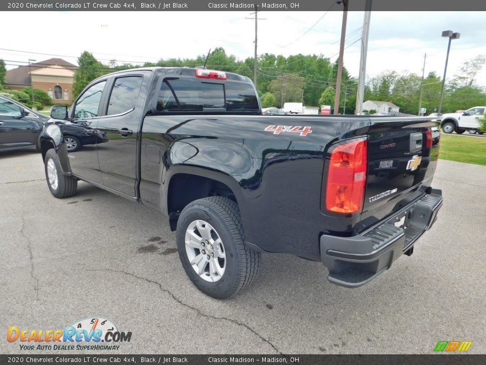 2020 Chevrolet Colorado LT Crew Cab 4x4 Black / Jet Black Photo #7