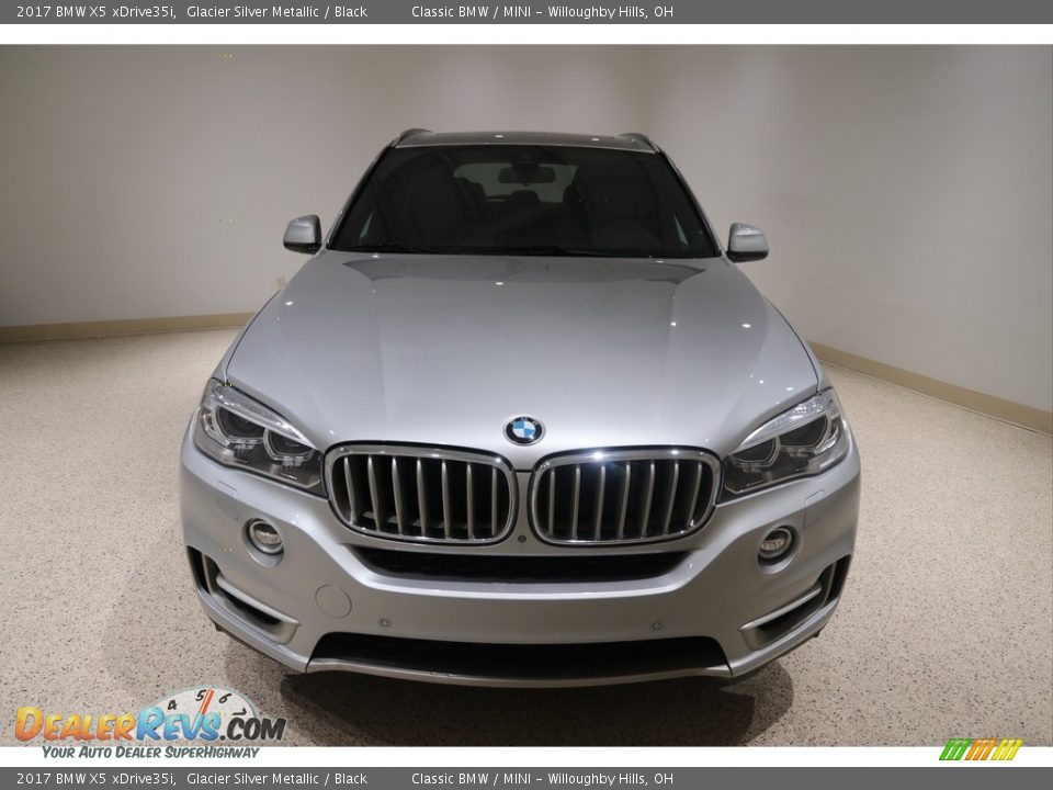 2017 BMW X5 xDrive35i Glacier Silver Metallic / Black Photo #2