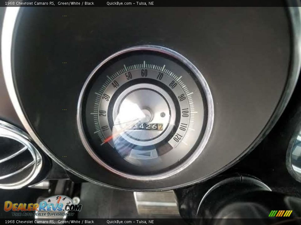 1968 Chevrolet Camaro RS Green/White / Black Photo #11