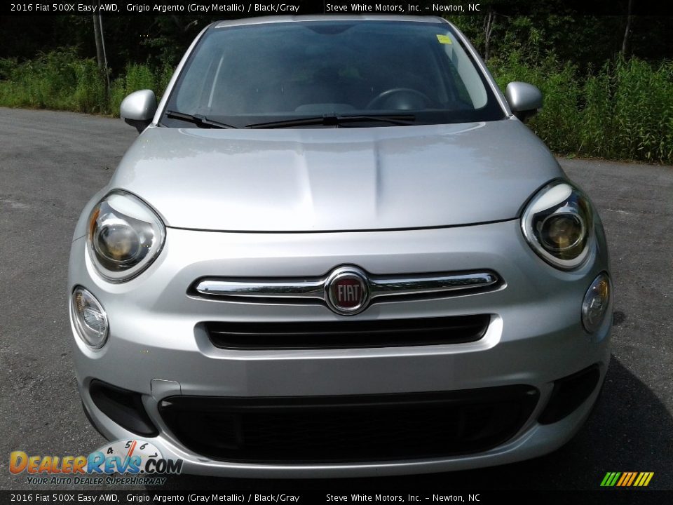 2016 Fiat 500X Easy AWD Grigio Argento (Gray Metallic) / Black/Gray Photo #4