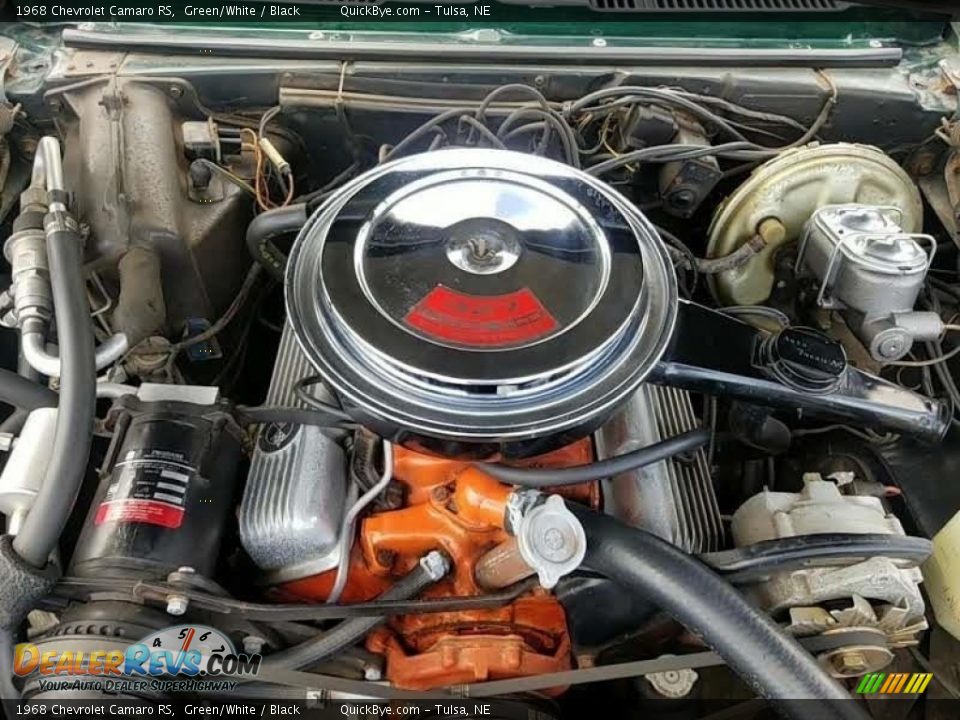 1968 Chevrolet Camaro RS Green/White / Black Photo #20