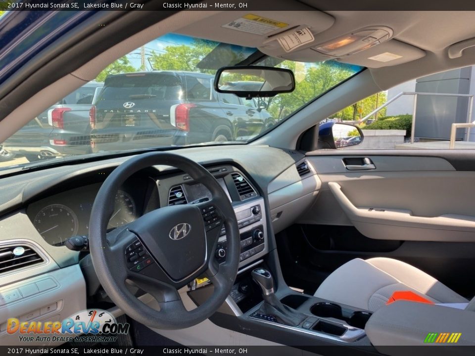 2017 Hyundai Sonata SE Lakeside Blue / Gray Photo #3