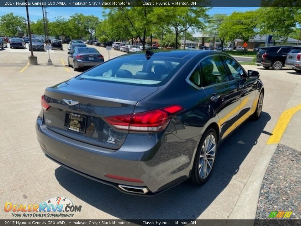 2017 Hyundai Genesis G80 AWD Himalayan Gray / Black Monotone Photo #2