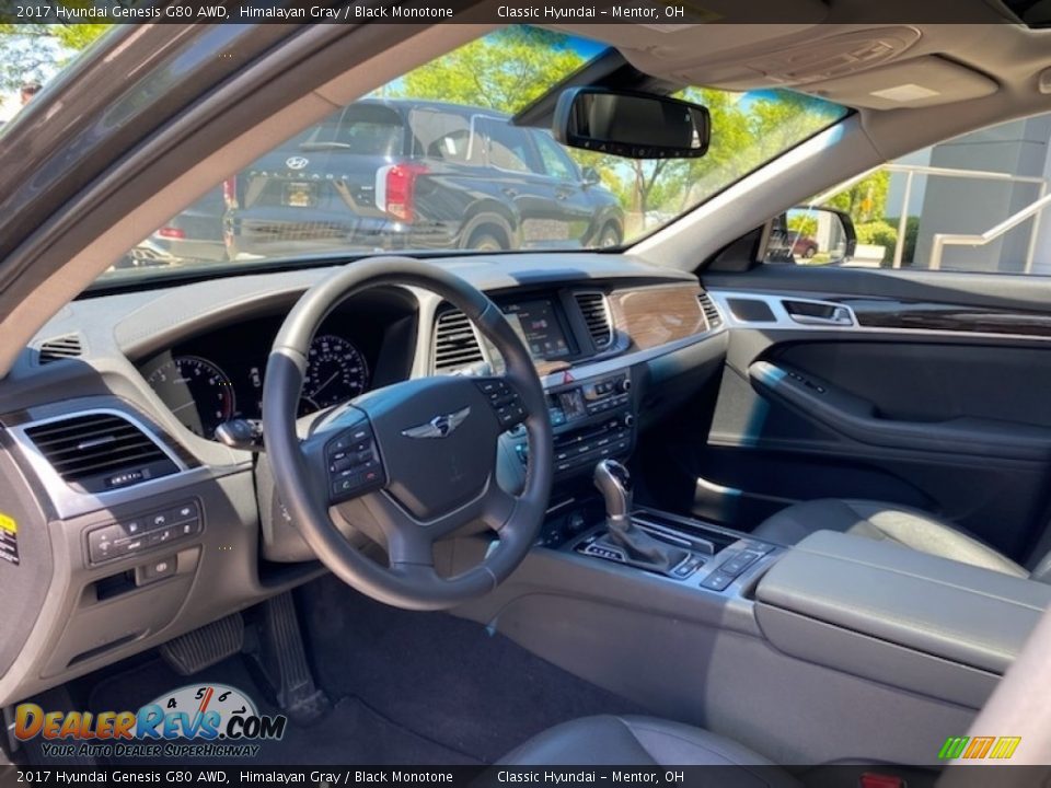 2017 Hyundai Genesis G80 AWD Himalayan Gray / Black Monotone Photo #3