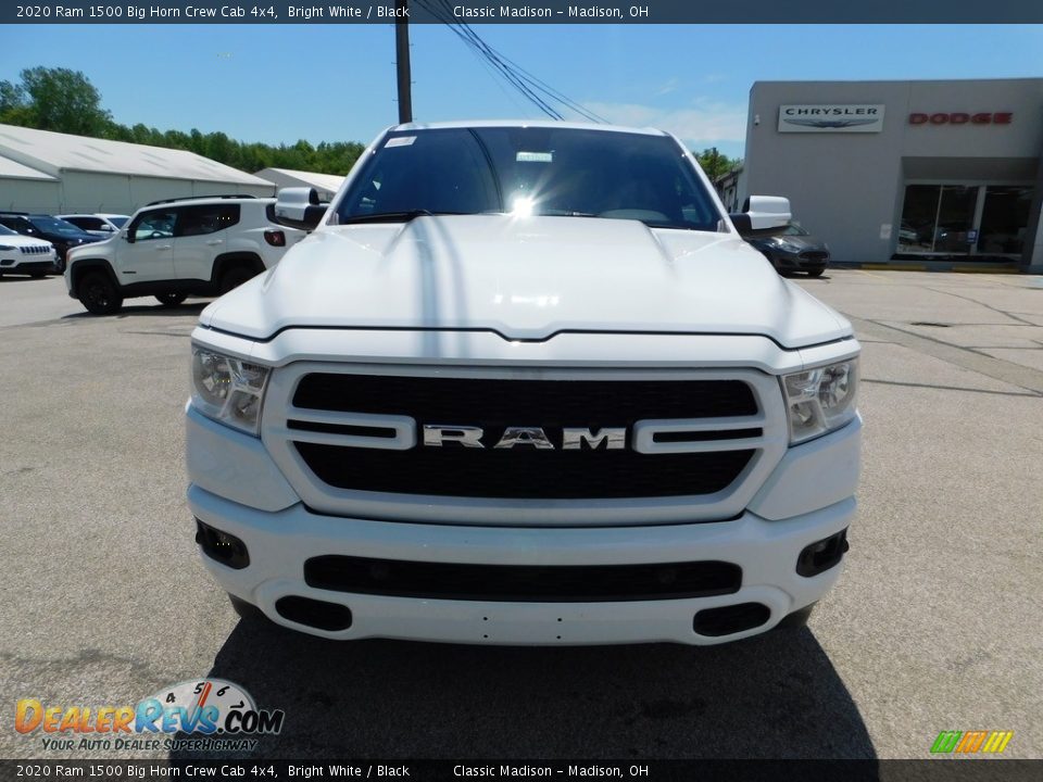 2020 Ram 1500 Big Horn Crew Cab 4x4 Bright White / Black Photo #4