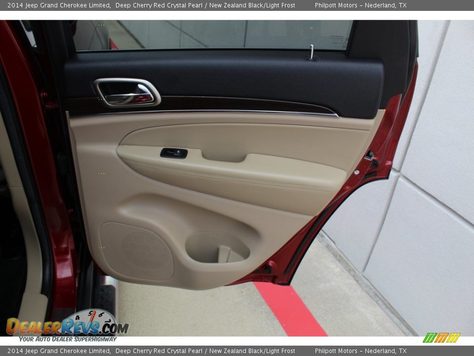 2014 Jeep Grand Cherokee Limited Deep Cherry Red Crystal Pearl / New Zealand Black/Light Frost Photo #25