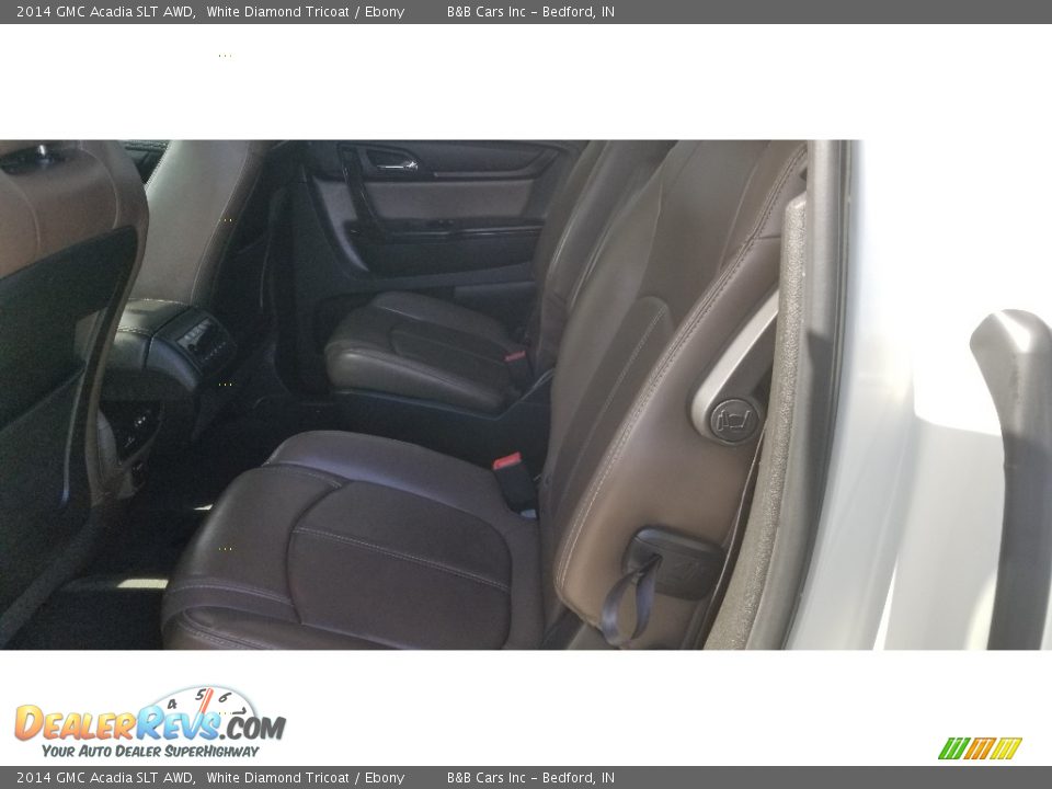 2014 GMC Acadia SLT AWD White Diamond Tricoat / Ebony Photo #11