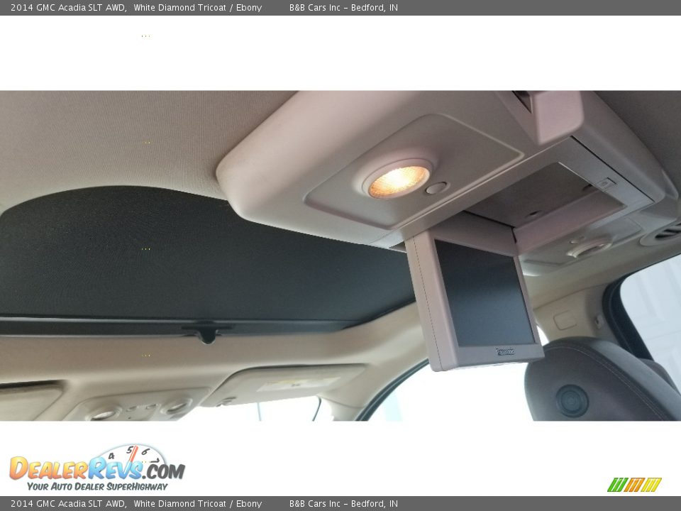 2014 GMC Acadia SLT AWD White Diamond Tricoat / Ebony Photo #12