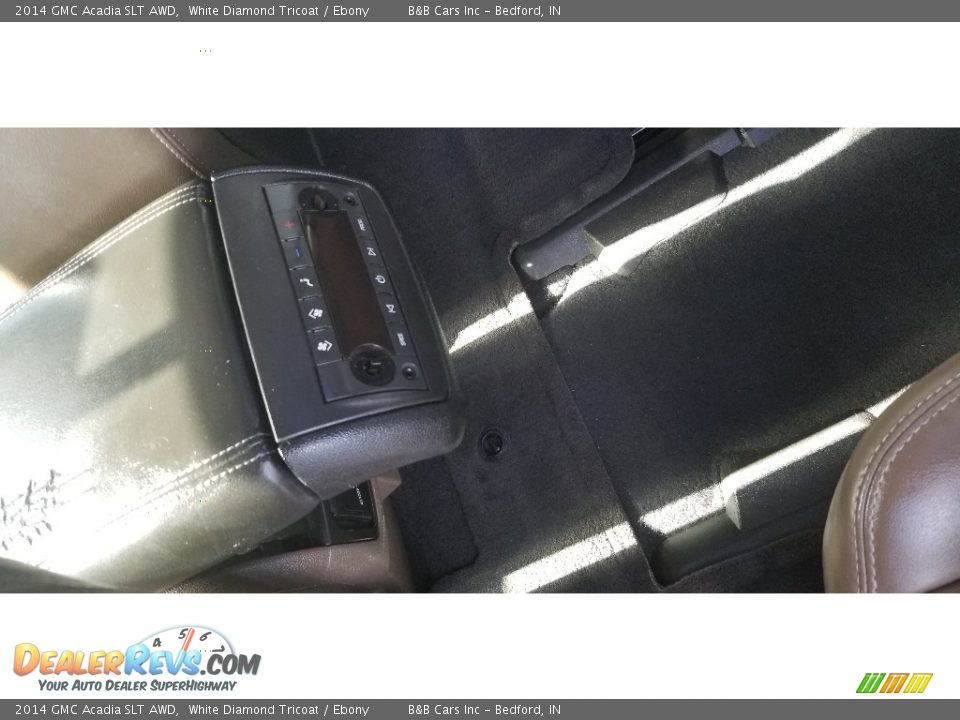2014 GMC Acadia SLT AWD White Diamond Tricoat / Ebony Photo #15