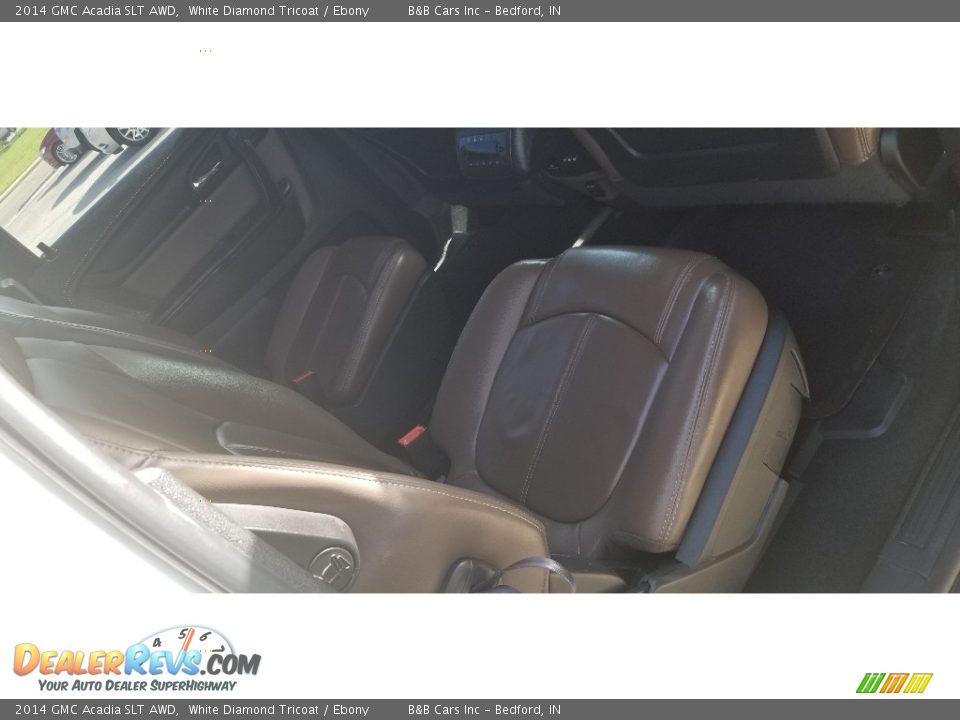 2014 GMC Acadia SLT AWD White Diamond Tricoat / Ebony Photo #17