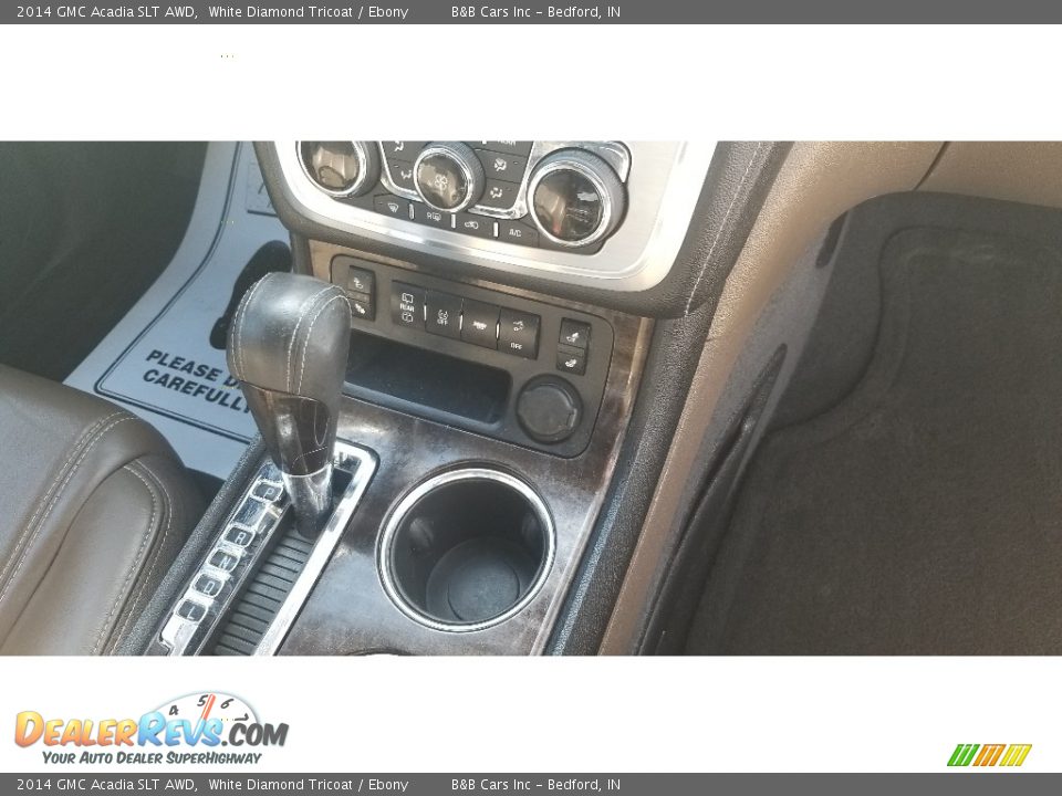 2014 GMC Acadia SLT AWD White Diamond Tricoat / Ebony Photo #22