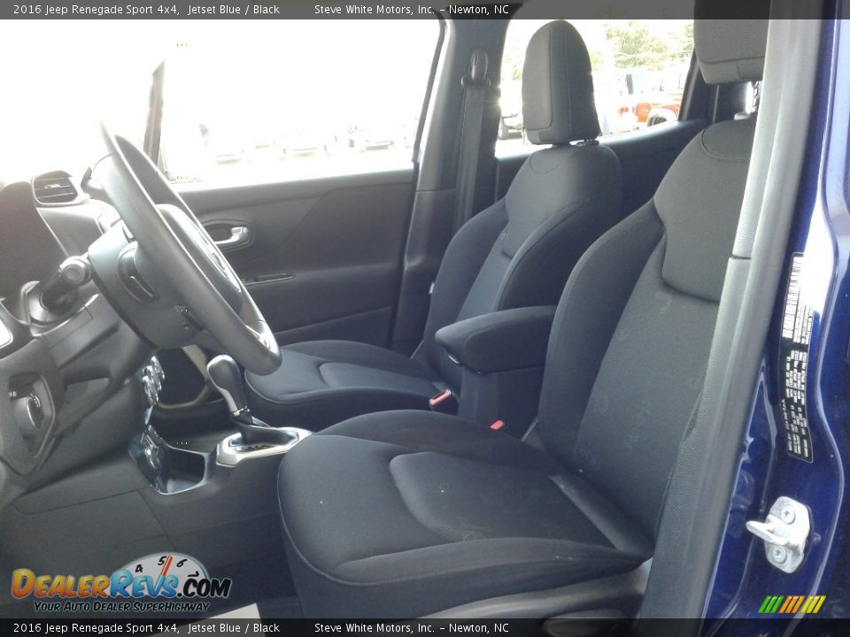 Front Seat of 2016 Jeep Renegade Sport 4x4 Photo #12