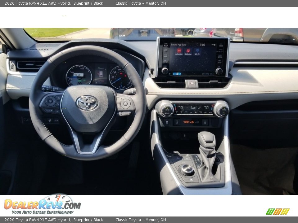 2020 Toyota RAV4 XLE AWD Hybrid Blueprint / Black Photo #4