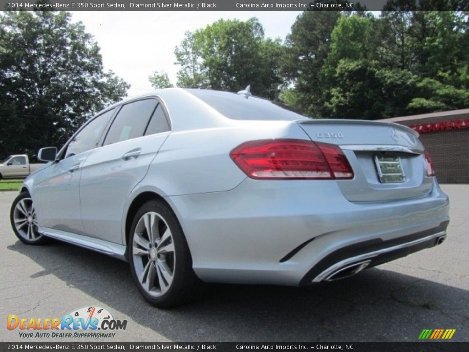 2014 Mercedes-Benz E 350 Sport Sedan Diamond Silver Metallic / Black Photo #8