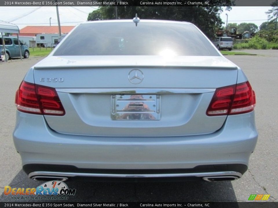 2014 Mercedes-Benz E 350 Sport Sedan Diamond Silver Metallic / Black Photo #9