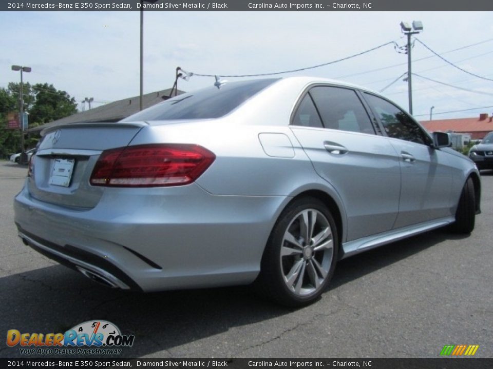 2014 Mercedes-Benz E 350 Sport Sedan Diamond Silver Metallic / Black Photo #10